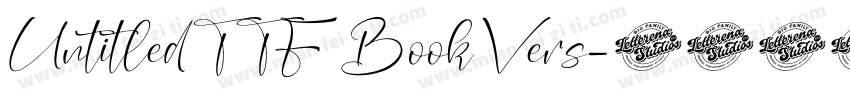 UntitledTTF BookVers字体转换
